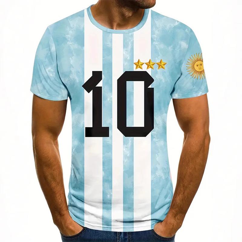 Summer Trendy Men's Casual Short Fashion Sleeved T-shirt