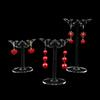 3Pcs/set Clear Acrylic Earring Display Stand Transparent Stud Dangle Earrings Display Rack For Jewelry Showcase Organizer Holder