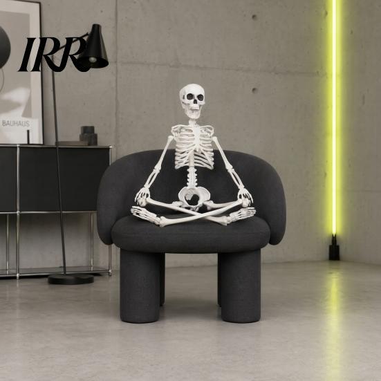 Reusable Halloween Decoration 3ft Life Size Skeleton, Full Body Posable Plastic Skeleton Prop, Realistic Model Human Bones for Yard Patio Lawn Garden