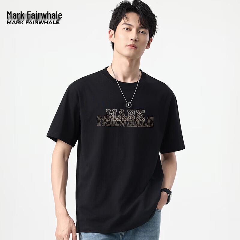 Mark Fairwhale Men's Summer Letter Print Casual T-Shirt