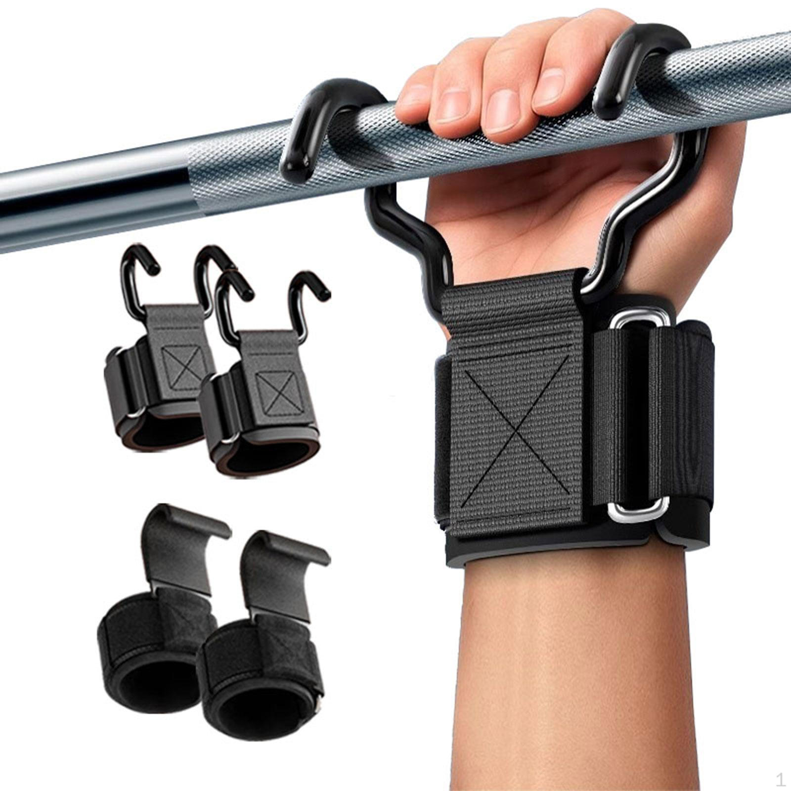 

2 Pieces Weight Lifting Hooks Grip Weightlifting Portable Training Equipment Lightweight Wrist