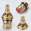 Faucet Valve Core Double Tooth Full Copper Valve Core Kitchen Hot And Cold Faucet Inner Core Concealed Shower Valve Core