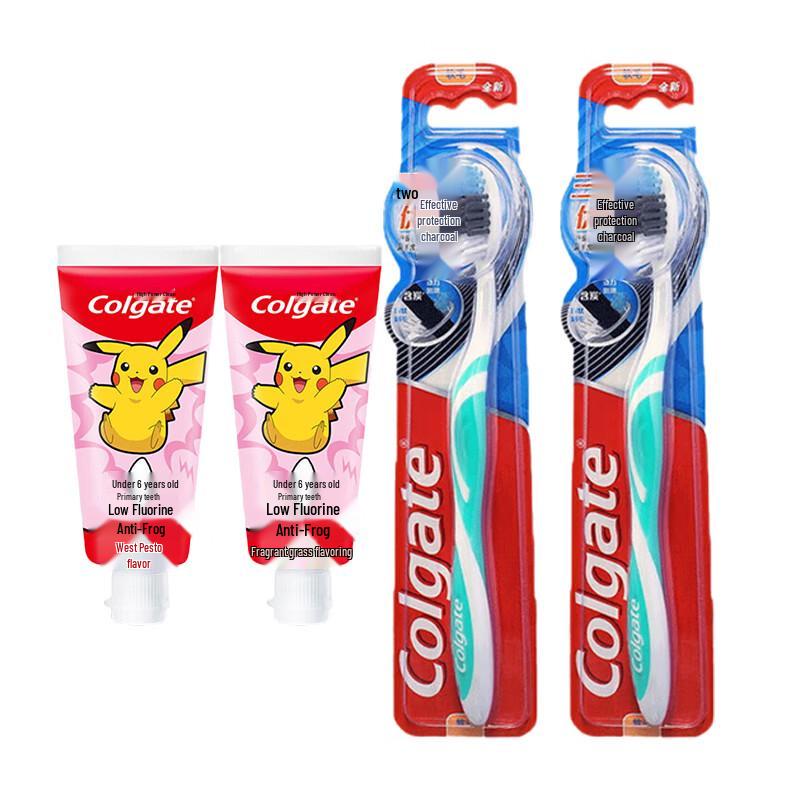 Colgate 2-5Y Kids Toothpaste Set - Strawberry & Triple Protection