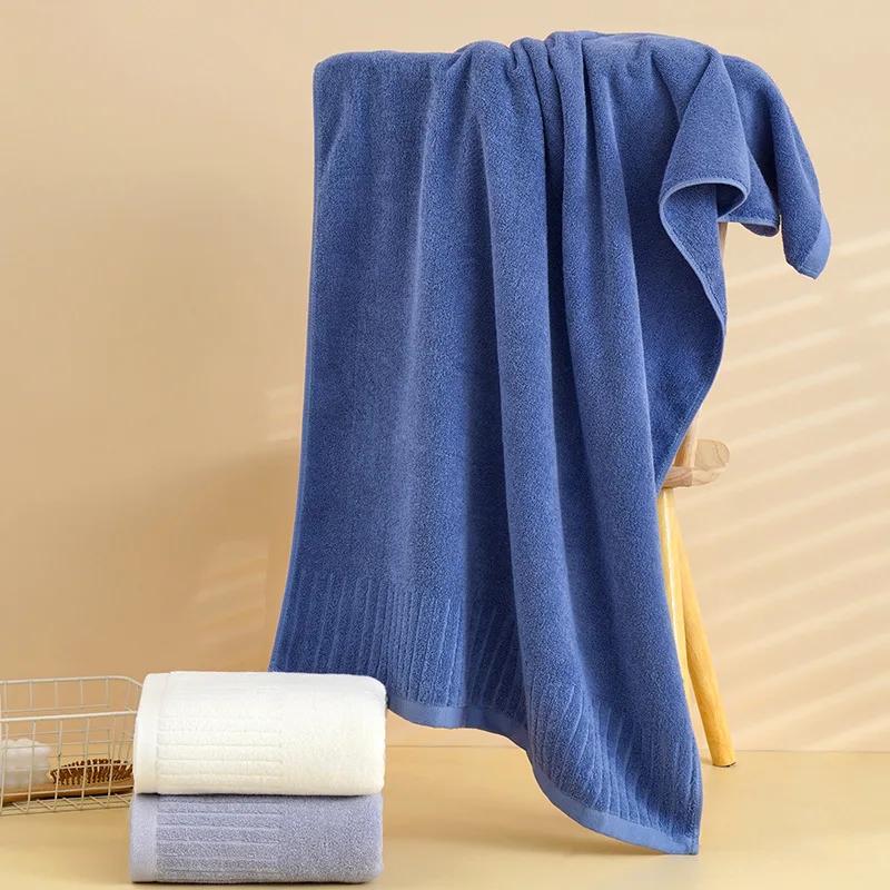 Thickened and Enlarged Pure Cotton Bath Towel Home Hotel Soft  Absorbent Non Shedding Embroidered Bath Towel 100 percent cotton