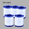 Dual-Function Water-Saving Rotary Faucet Aerator Spray Head Filter (5-Pack)
