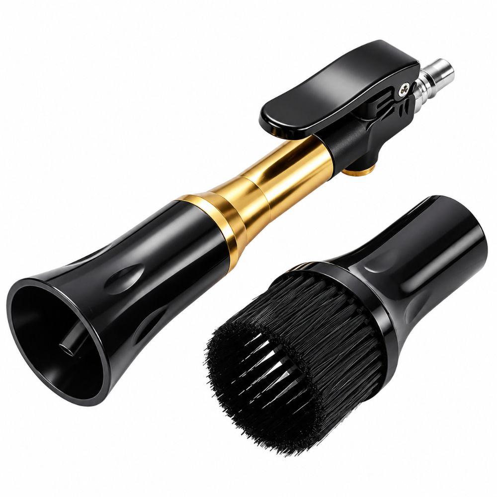 Aluminum Alloy Air Blow Front Exhaust Pneumatic Cleaning New Brush Nozzle Blower Car Cleaning