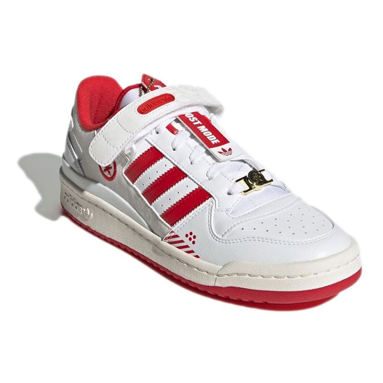 Quiccs x adidas Forum Low TEQ63 Unisex Sneakers White Cloud-White Scarlet GW3493