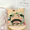 Pixel funny cartoon game art O-Oyajitchi cushion cover soft Pillow Case for Sofa Living Room Home office Decor Protective Covers