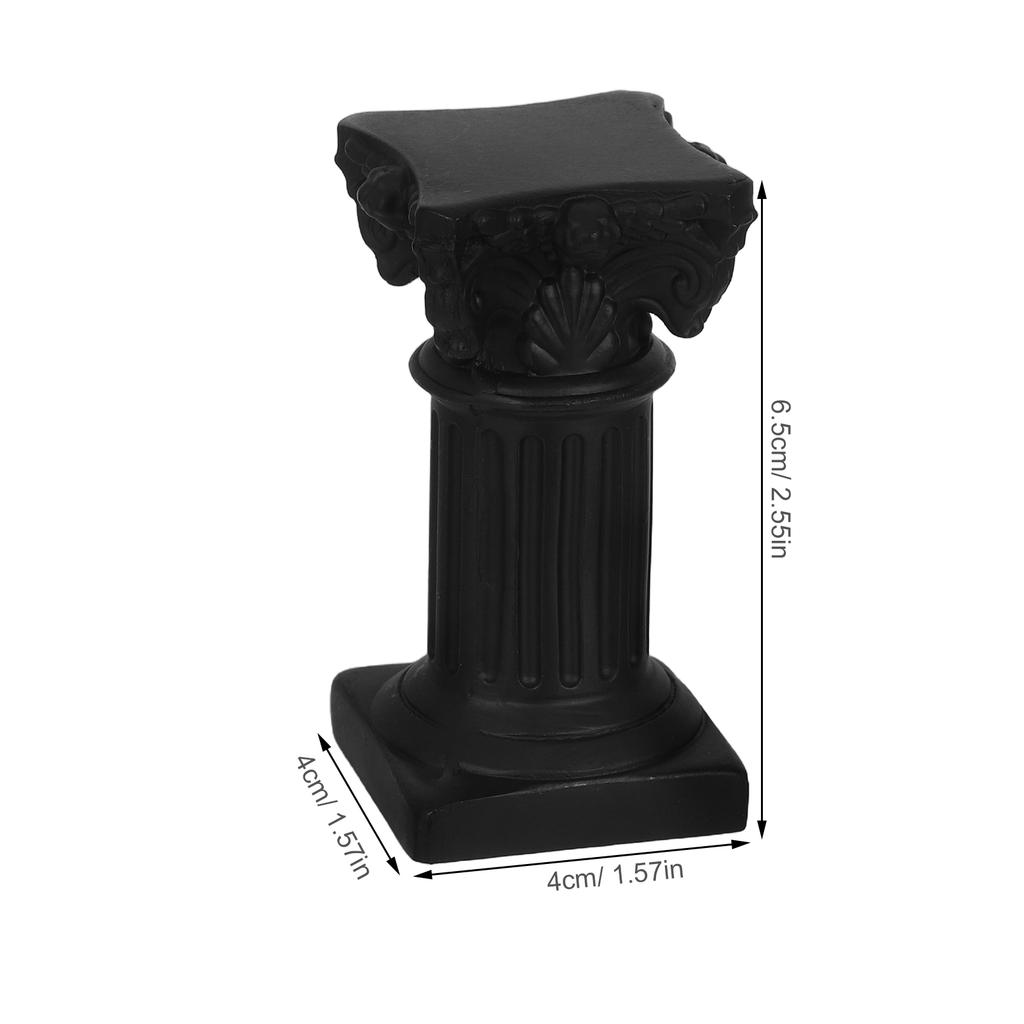 4Pcs Roman Column Pedestal Resin Mini Roman Pillar Holder Wedding Table Christmas Decor Home Decoration