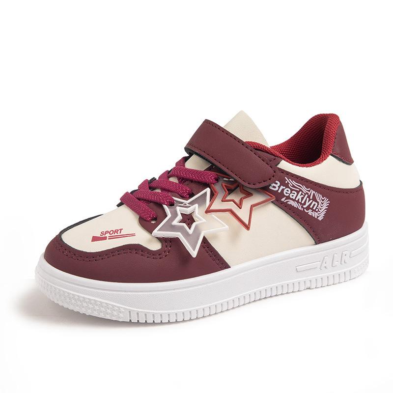 Girls sports shoes 2025 spring and autumn new soft-soled children's waterproof little white shoes versatile girls casual soft baseplate shoes