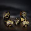 Creative Bedroom Game Dice Mold Unique English Dice Silicone Molds Set for Epoxy Resin Crafts and Games
