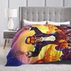 Megadeths Band Art Flannel Blanket Winter  Super Soft Throw Blanket for Kids Living Room Aesthetic Bedspread Sofa Bed Cover