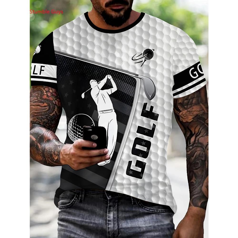 

Summer quick drying printed men s street T-shirt 6XL