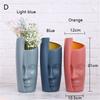 New Nordic Style Light Blue Blue Plastic Living Room Decoration Hydroponic Vase Imitation Ceramic Vase