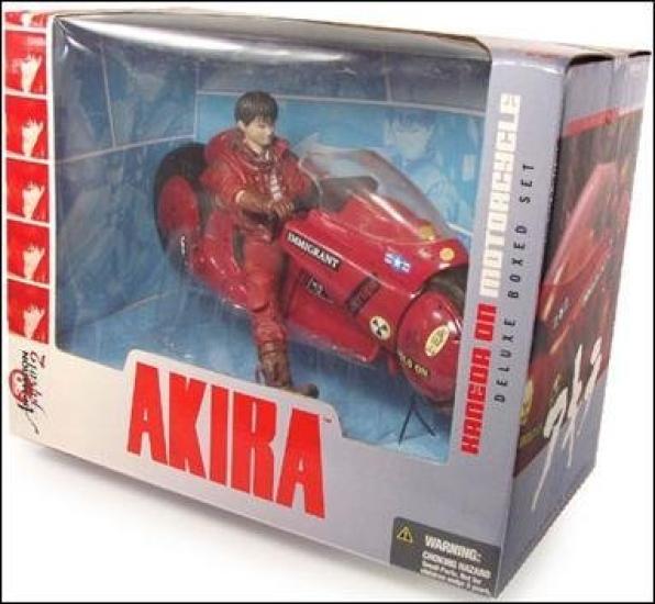 Kaneda and his motorcycle KANEDA ON MOTORCYCLE DELUX BOXED SET "AKIRA" -