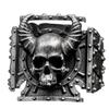 Retro Devil Skull Double Horn Ring Men's Punk Style Trendy Bracelet