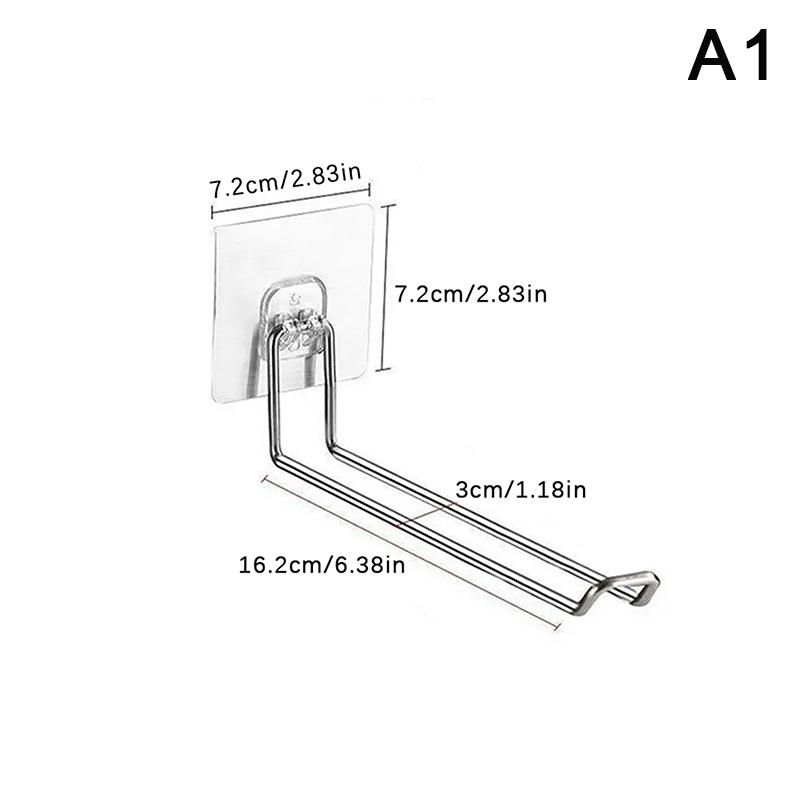 Versatile Wall-Mounted Hanger Storage Space-Saving Foldable Clothes Hanger Rack Windproof Anti-Slip Organizer