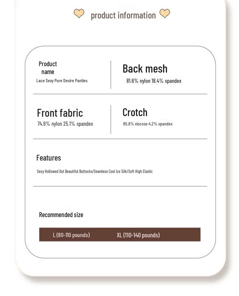 Women's Modal Lace Seamless Briefs 3-Pack