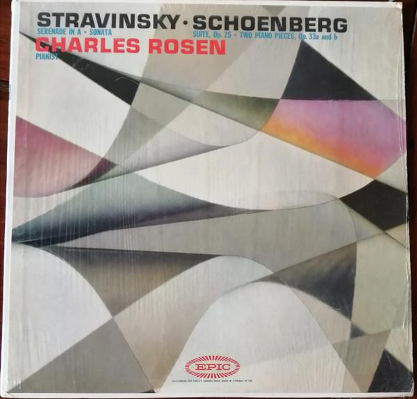 

LP Record CHARLES ROSEN Stravinsky Serenade In ASonata LC3792 EPIC US Classical Used