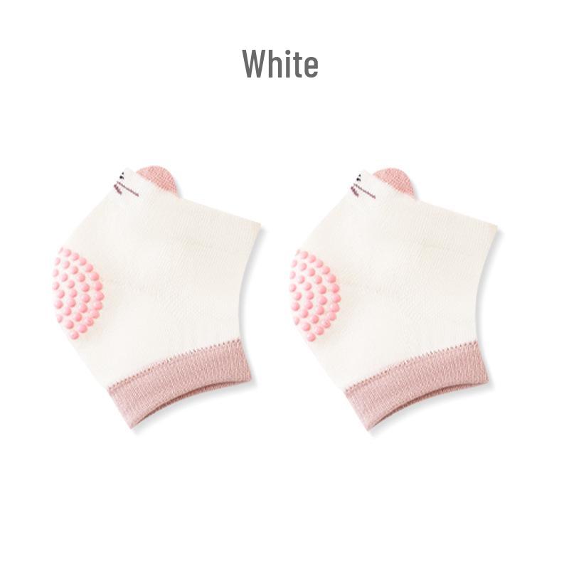 2026 Autumn Infant Anti-Fall Non-Slip Knee Pads, Pure Cotton, Cartoon Animal Design for Ages 0-3