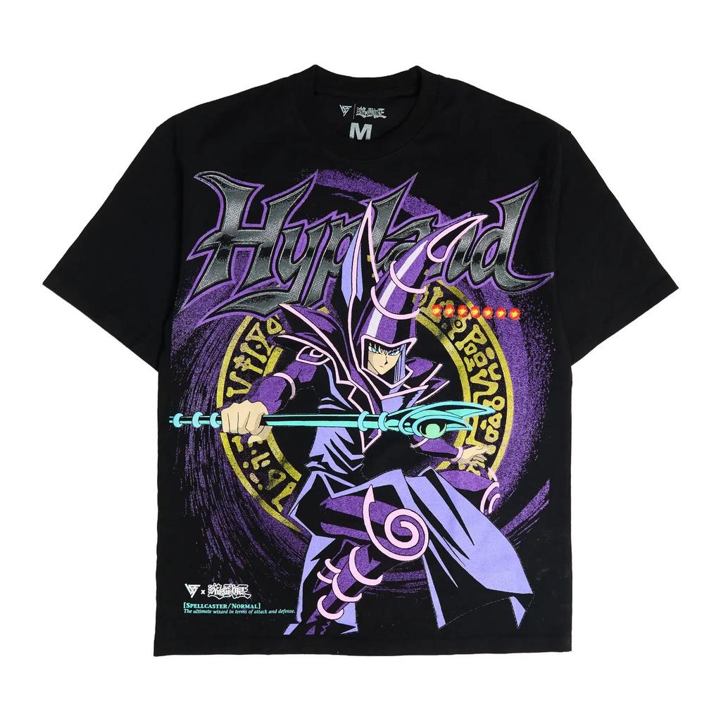Japan Anime Yugioh Black Magician Girl Manga Graphic Print T-shirt Men Women Streetwear Y2k Harajuku Summer New Tee Loose Casual Cotton Oversized Top
