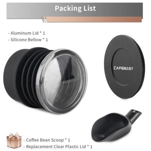 Espresso Coffee Grinder with Single-Dose Hopper and Silicone Bellow Air Blower Blaster, Residue Coffee Grinder Compatible with Mazzer, Niche, Zero, Ma