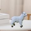 Detailed Small Resin Goat Figurine Multiple Poses Durability Lamb Statue Sheep Sculpture Ideal For Table top Shelf Display