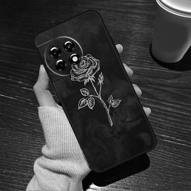 

Чехол с цветочным узором Rose Flower для OnePlus 10 Pro 8 9 11 8T 9R 9RT 10T OnePlus Nord 2T 2 CE 3 Lite N30 N20 N10 Cover OnePlus 8T