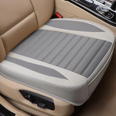 Car Seat Cover,Flax Cushion Seasons Universal Breathable For Most Four-Door Sedan&SUV Ultra-Luxury Car Seat Protection