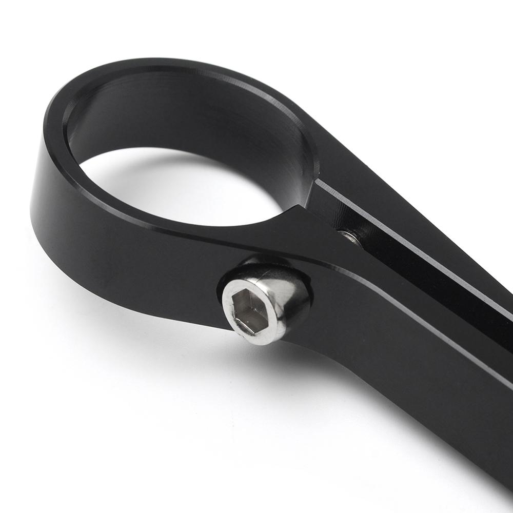 2ks CNC Motocyklové tyče s černými zpětnými zrcátky pro Triumph Speed ​​Triple