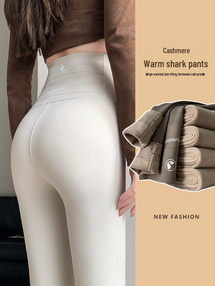 Women's Thermal Cotton Base Layer Pants: Cold-Resistant, High Elasticity, Butt-Lifting, Leg-Lengthening, Slimming - Perfect for Autumn and Winter.