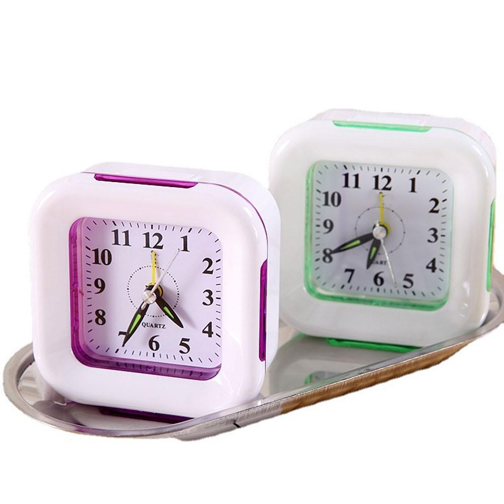 Children\\\'s Small Clock, Simple Plastic Small Alarm Clock, Table Clock