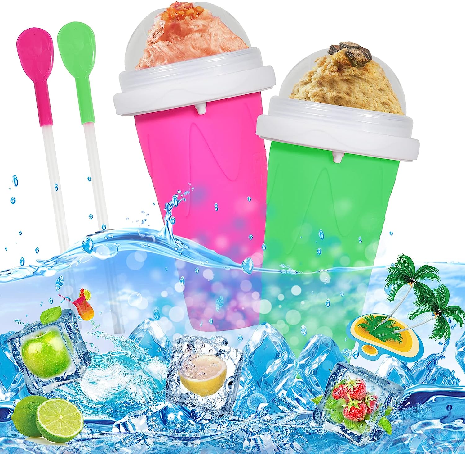 

Волшебная машина для приготовления слякоти, чашка для сдавливания, машина для приготовления слизи, самодельная машина для приготовления молочного коктейля, охлаждающая чашка для отжима, сделай сам, это для всех