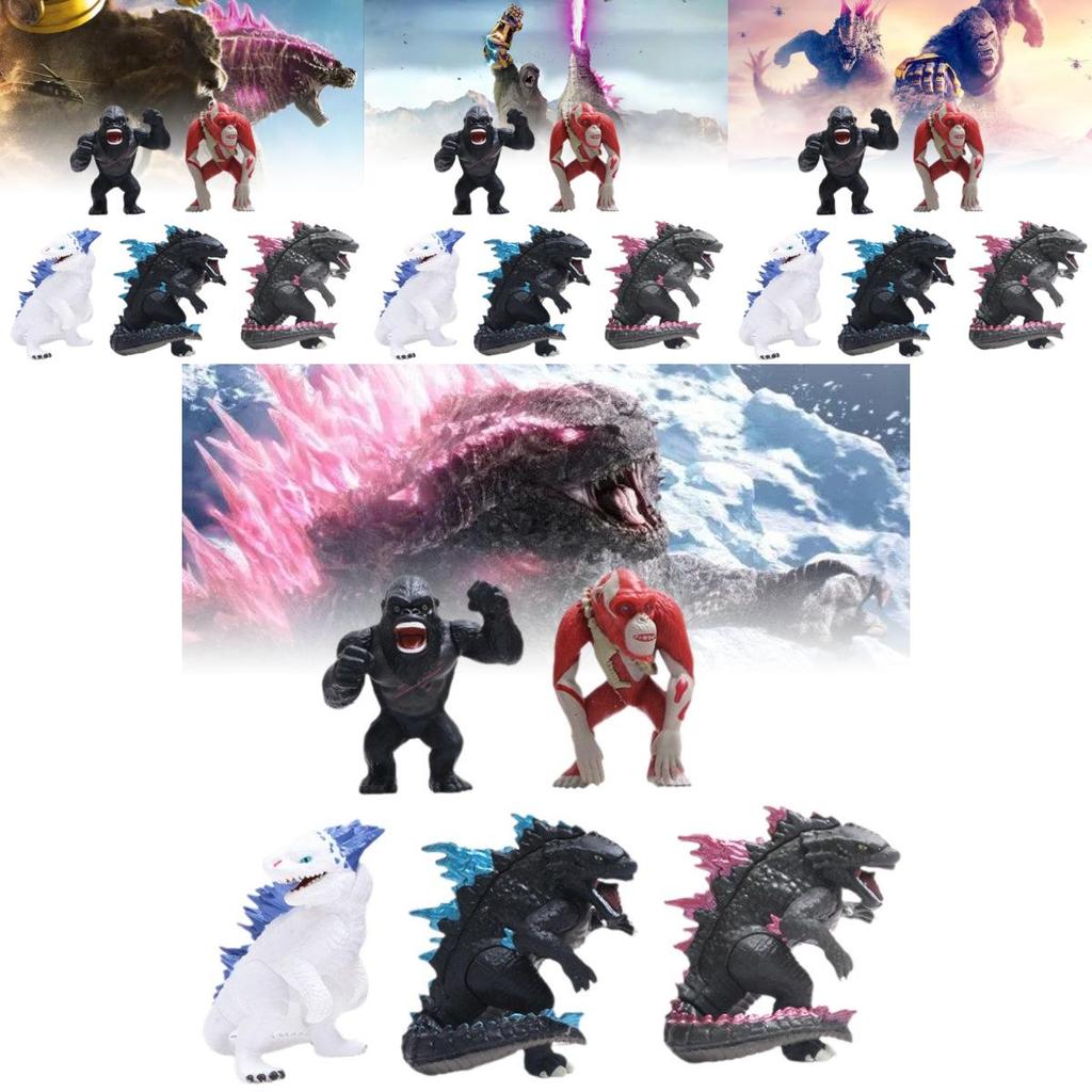 Fünf bezaubernde Scarface-PVC-Sammelfiguren zu King Kong vs. Scarface für Kinder und Erwachsene