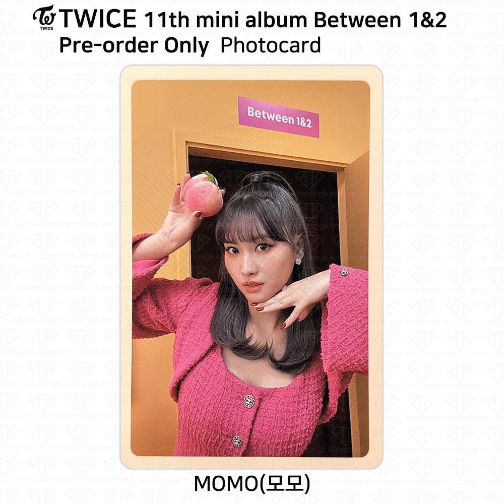 

TWICE 11-й мини-альбом между 1 и 2 Momo, фотокарточка, открытка, наклейка Polaroid POB Photocard - POB #01