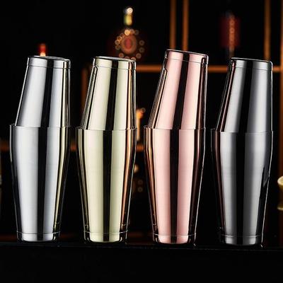 Boston 304 Stainless Steel Cocktail Shaker Set - Bar Tool Kit