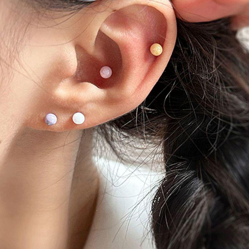 Bioceramic Hypoallergenic Earrings for Women, Men & Students - Anti-Clogging and Medical-Grade Ear Jewelry