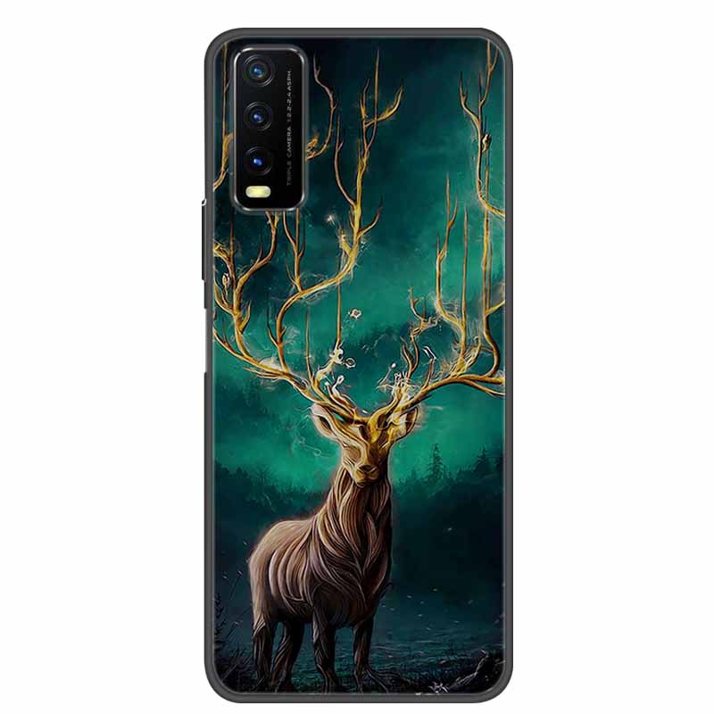 For Vivo Y20 Case Marble Soft Silicone Back Case for Vivo Y20S Y20 S Y 20i Phone Cover for Vivo V2027 Y20i Coque Funda Bag