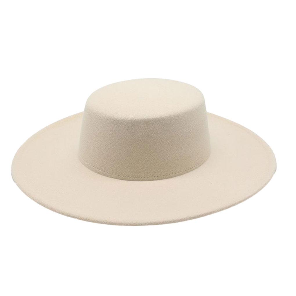 French Ladies Fedoras Top Bow Tie Fedora Hat Winter Autumn Imitation Woolen  Wedding Jazz Hats Flat Top Felt Hat Bowler Hats