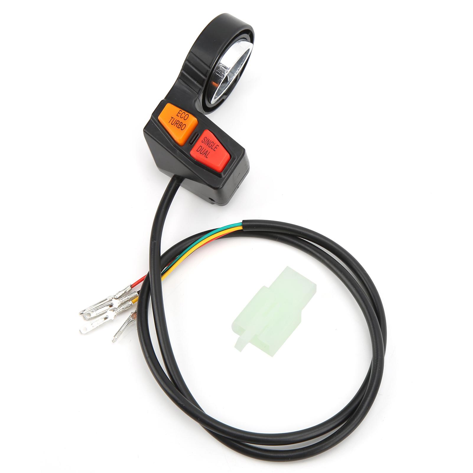 

Handlebar Control Switch Low High Speed Single Dual Drive Eco Turbo Mode for ATV Scooter Electric Motorcycle