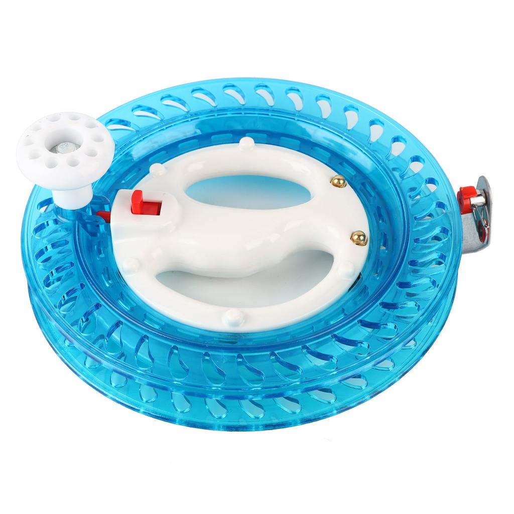ABS Wielofunkcyjny Kołowrotek Morski do Wędkarstwa Ręcznego Nawijania Żyłki Kołowrotek do Wędkarstwa Muchowego Akcesoriumniebieski