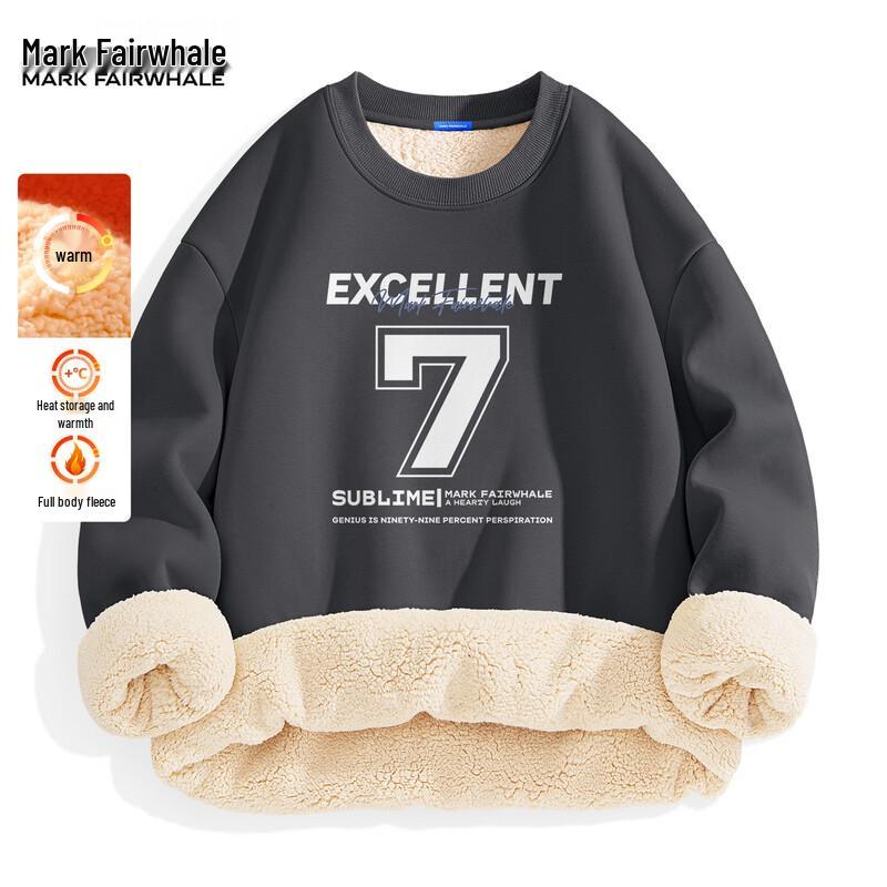 

Mark Fairwhale Men s Winter Sherpa Fleece Sweatshirt 2XL