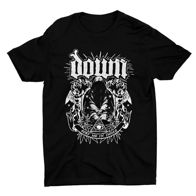 Down Band bury me in smoke Black cotton T Shirt Full Size S-5XL Unisex T-Shirt L
