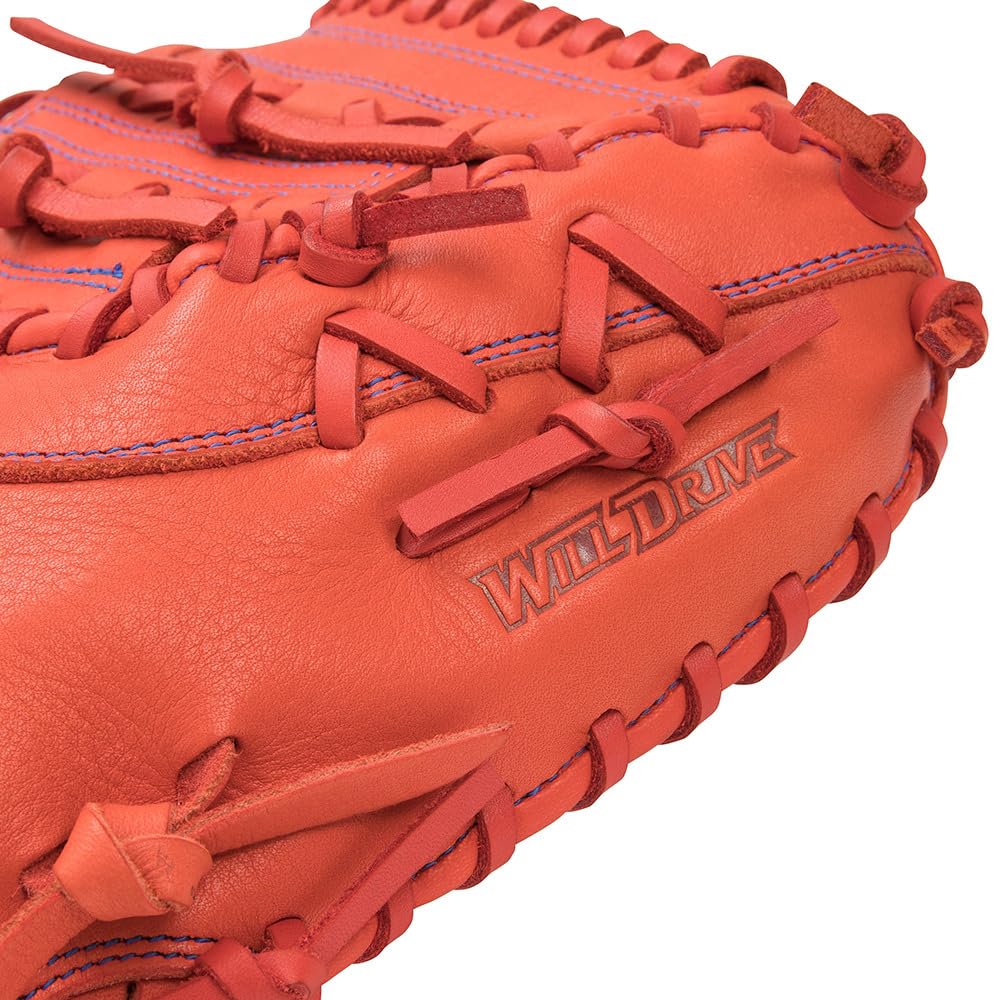 Mizuno Will Drive Junior Baseball Size 52 for Youth First Basemen Glove, 1AJFY27800, (Flash Orange/FF/Jr),