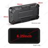 Portable GPS Navigation 6.25'' IP67 Waterproof Screen Motorcycle Wireless Carplay Android Auto DVR Drive Recorder Moto Monitor