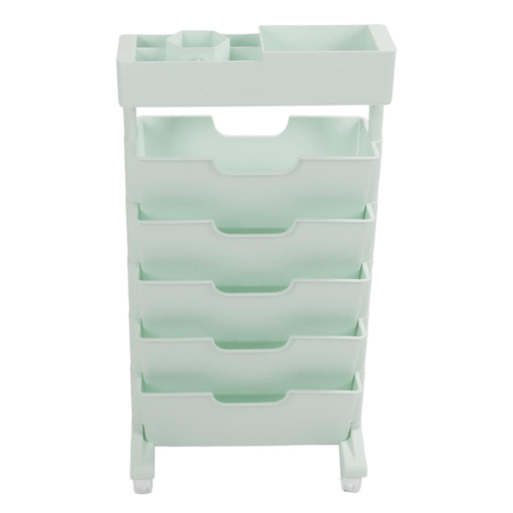 5 Tier Book Rack Multifunctional Removable Bookcase Multilayer Storage Rack for Dormitory Classroom