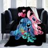 1pc Stitch Printing Blanket - Soft, All-Season Throw for Living Room, Bedroom,Travel