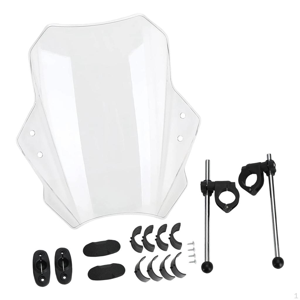 Motorcycle Windshield Accessories Adjustable Compatible Protection Simple Installation Repair Parts