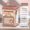 Large Capacity Fingerprint Piggy Bank for Kids - Automatic Money Roll & Birthday Gift