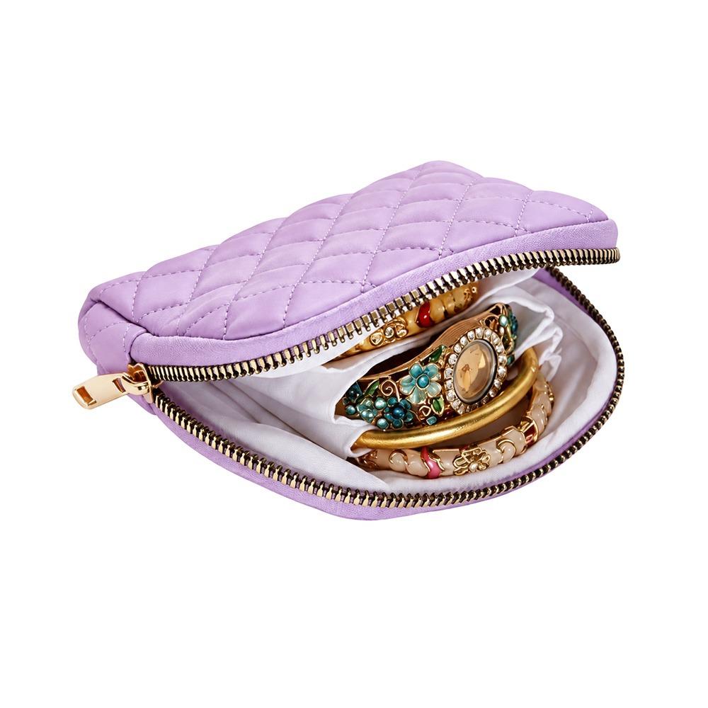 PU Jewelry Storage Case Multi-Layer Compartments Jewelry Organizer Bag New Jewelry Pouch For Women